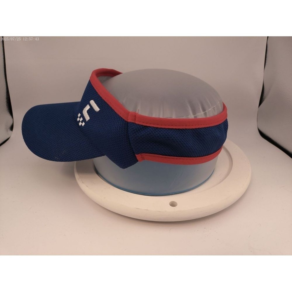 Endurance Visor Hat Clash Endurance Blue Red Stretch Fit One Size Athletic - Picture 10 of 12